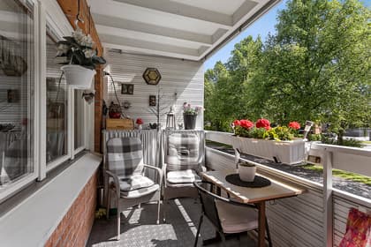 Balkong eller utsiktsbild