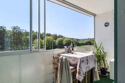 Balkong eller utsiktsbild