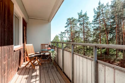 Balkong eller utsiktsbild