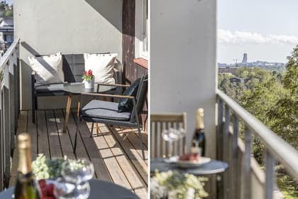 Balkong eller utsiktsbild