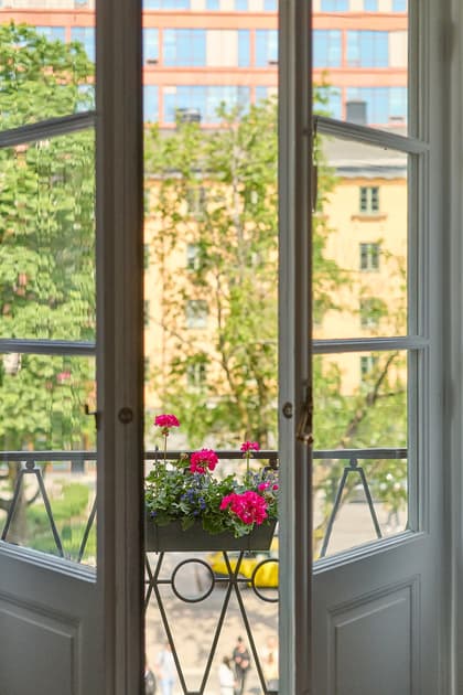 Balkong eller utsiktsbild