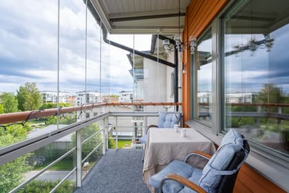 Balkong eller utsiktsbild