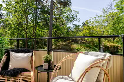 Balkong eller utsiktsbild