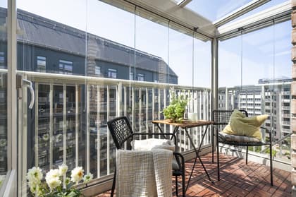 Balkong eller utsiktsbild