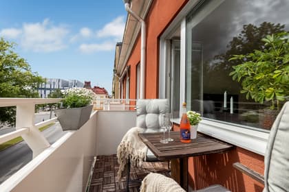 Balkong eller utsiktsbild