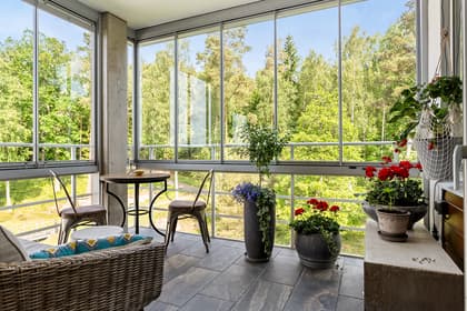 Balkong eller utsiktsbild