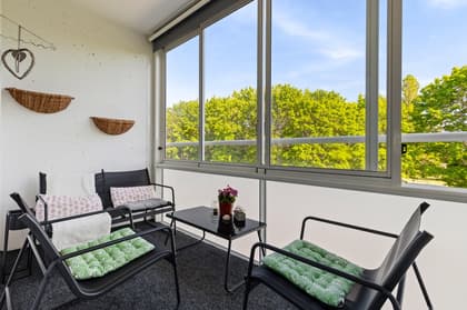 Balkong eller utsiktsbild