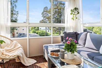 Balkong eller utsiktsbild