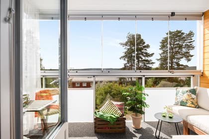 Balkong eller utsiktsbild