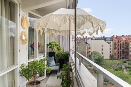 Balkong eller utsiktsbild