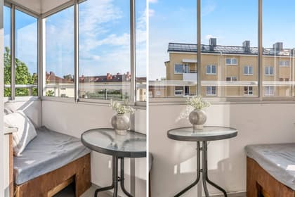 Balkong eller utsiktsbild