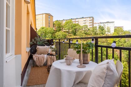 Balkong eller utsiktsbild