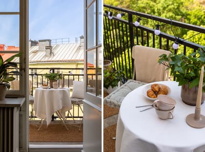 Balkong eller utsiktsbild