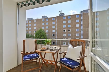 Balkong eller utsiktsbild