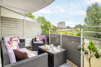 Balkong eller utsiktsbild