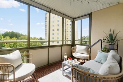 Balkong eller utsiktsbild