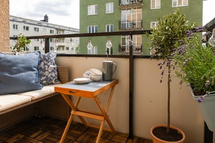 Balkong eller utsiktsbild