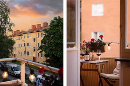 Balkong eller utsiktsbild