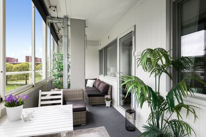 Balkong eller utsiktsbild