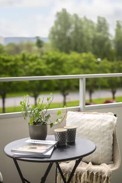 Balkong eller utsiktsbild