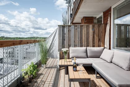 Balkong eller utsiktsbild