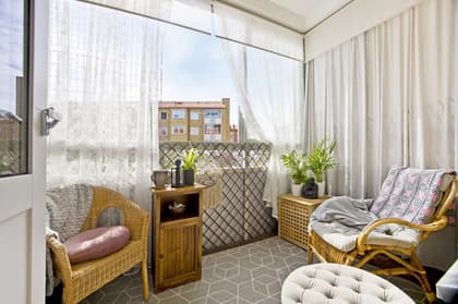 Balkong eller utsiktsbild