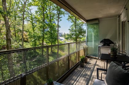 Balkong eller utsiktsbild