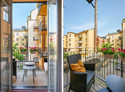 Balkong eller utsiktsbild