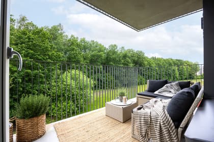 Balkong eller utsiktsbild