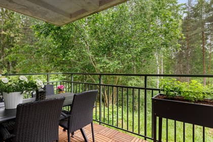 Balkong eller utsiktsbild