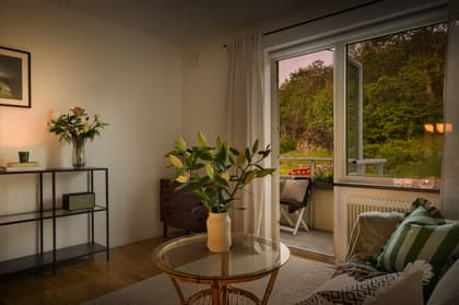 Balkong eller utsiktsbild