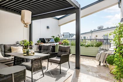 Balkong eller utsiktsbild