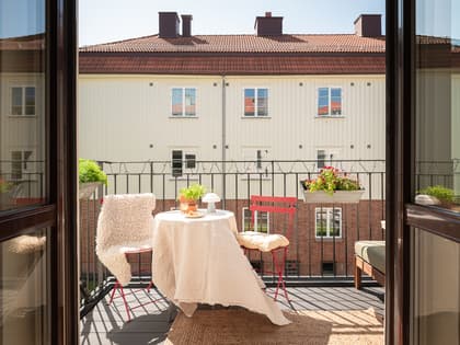 Balkong eller utsiktsbild