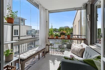 Balkong eller utsiktsbild