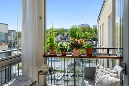 Balkong eller utsiktsbild