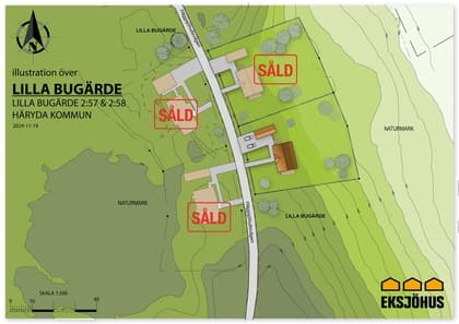 Illustrerad karta över fastigheten eller området