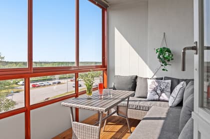 Balkong eller utsiktsbild