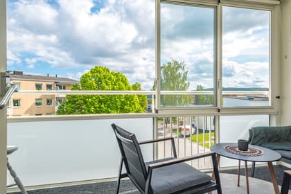 Balkong eller utsiktsbild