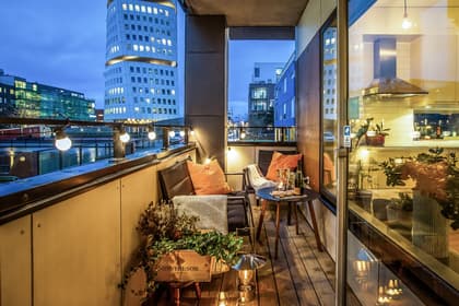 Balkong eller utsiktsbild