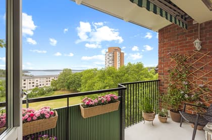 Balkong eller utsiktsbild