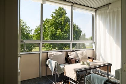 Balkong eller utsiktsbild