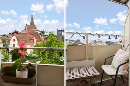 Balkong eller utsiktsbild