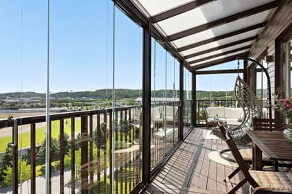 Balkong eller utsiktsbild