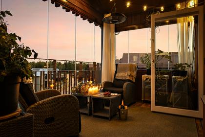 Balkong eller utsiktsbild