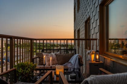 Balkong eller utsiktsbild