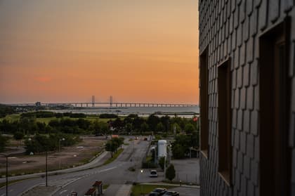 Balkong eller utsiktsbild