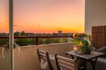 Balkong eller utsiktsbild