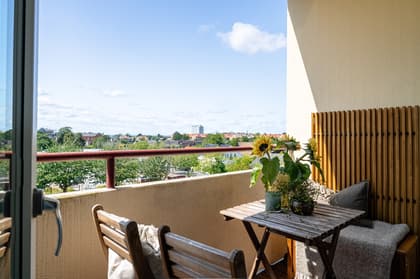 Balkong eller utsiktsbild