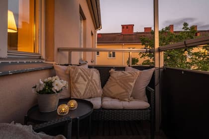 Balkong eller utsiktsbild