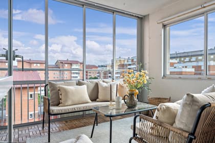 Balkong eller utsiktsbild